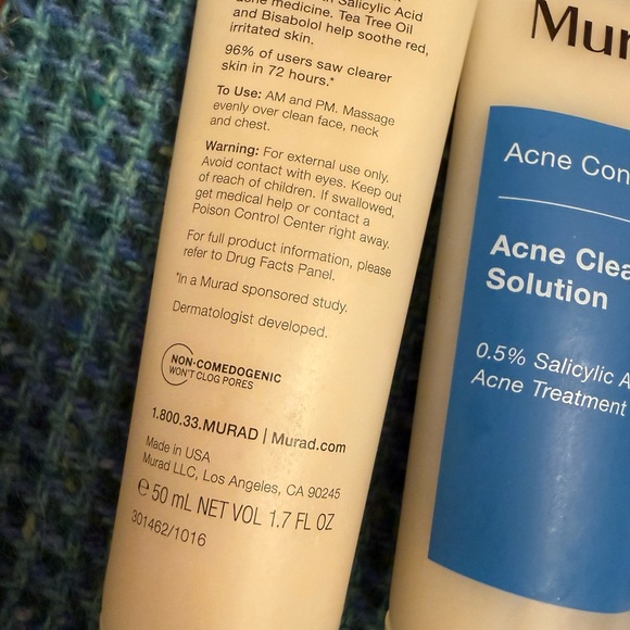 lot 4 Murad Acne Clearing Solution - Picture 4 of 4